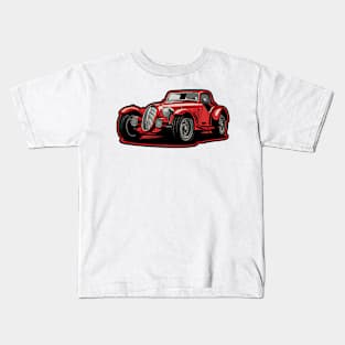 Vintage Red Car Kids T-Shirt